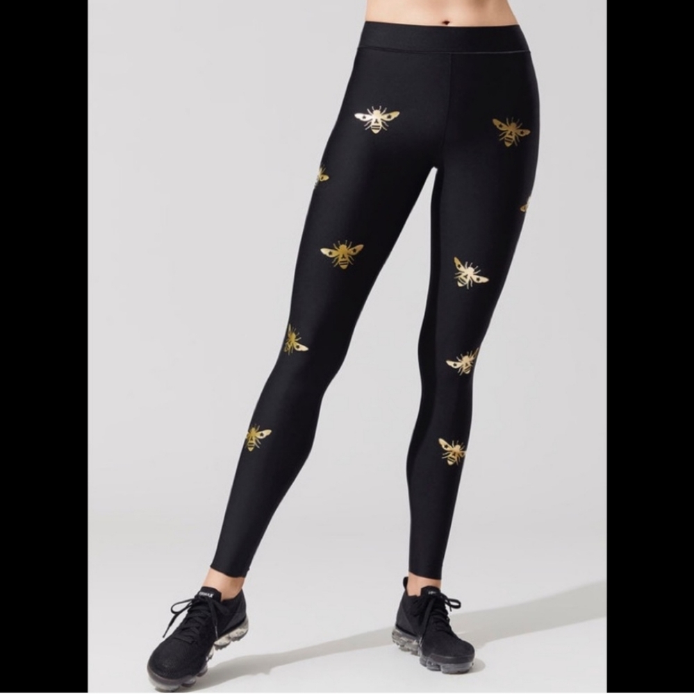 Ultracor Ultra High Gold Bumble bee Leggings Like New With Defect Size XXS